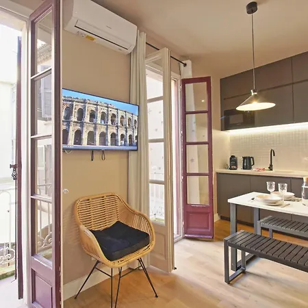 060 - Le Littre - Appartement 1 Chambre, Central, Proche Maison Carree, Clim, 4Personnes Nîmes Exterior foto